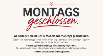 Montag geschlossen
